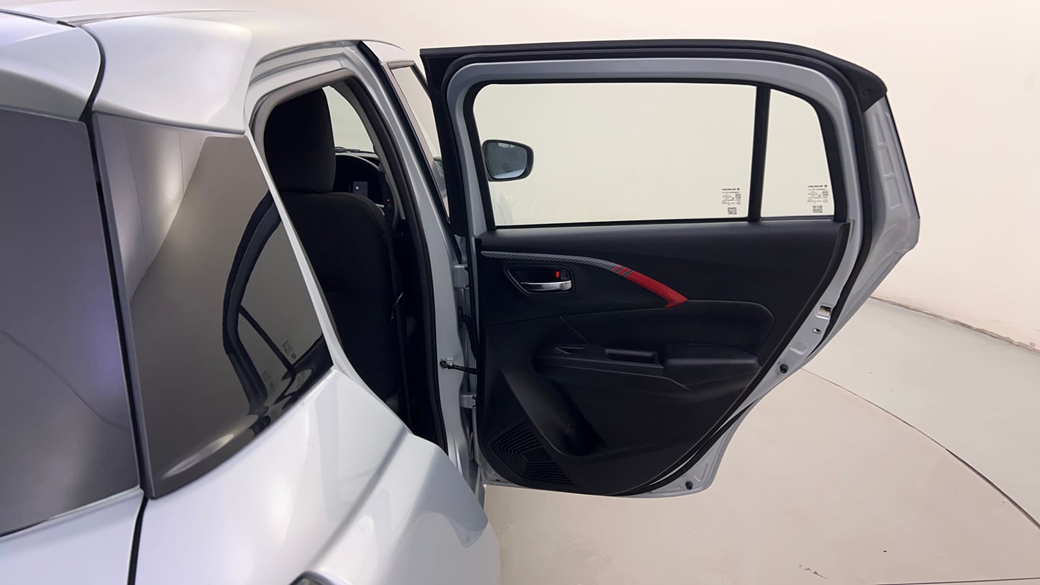 Used 2026 Maruti Suzuki Swift VXi (O) Petrol Manual interior RIGHT REAR DOOR OPEN VIEW