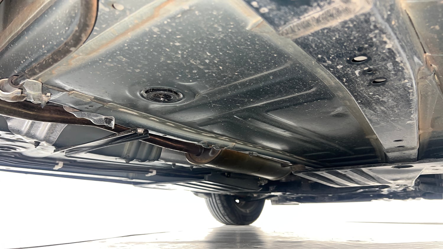 Used 2026 Maruti Suzuki Baleno Delta AGS Petrol Automatic extra REAR RIGHT UNDERBODY VIEW
