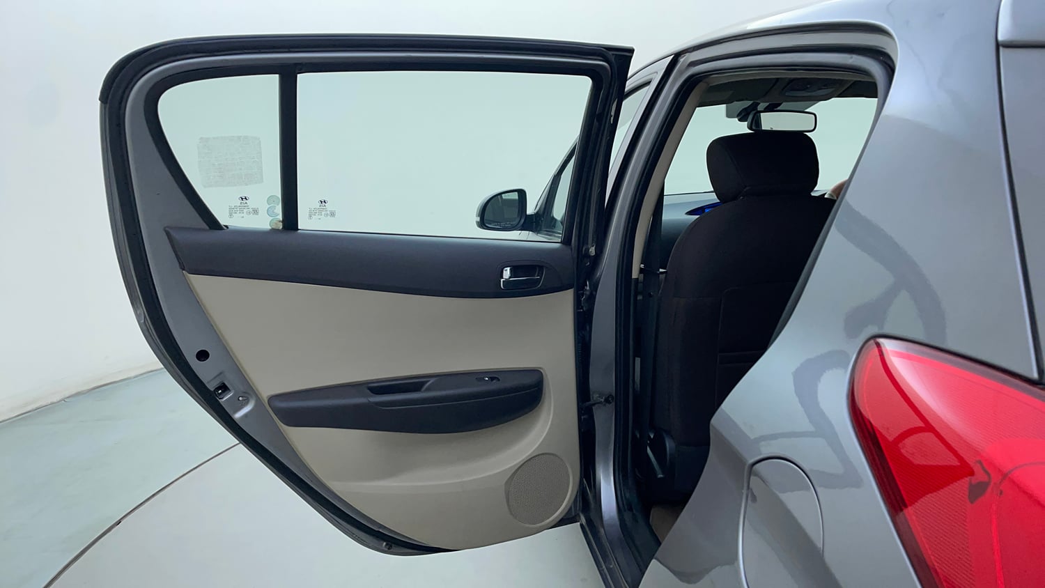 Used 2012 Hyundai i20 Asta 1.2 Petrol Manual interior LEFT REAR DOOR OPEN VIEW