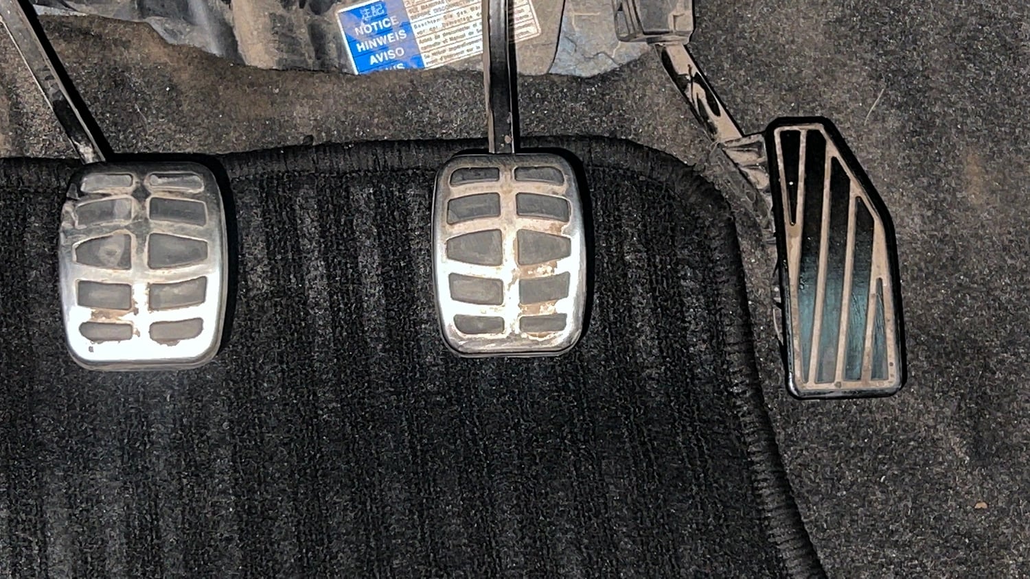 Used 2018 Maruti Suzuki Baleno Zeta 1.2 Petrol Manual interior PEDALS VIEW