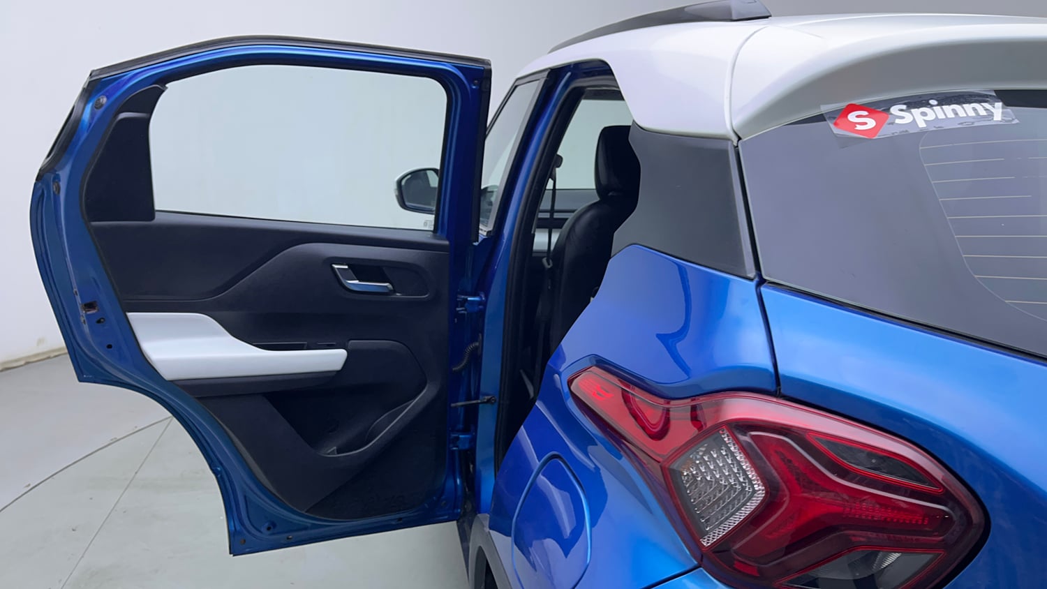 Used 2023 Tata Punch Creative AMT Petrol Automatic interior LEFT REAR DOOR OPEN VIEW