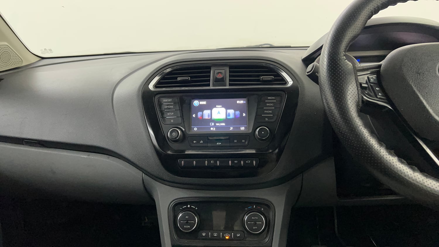 Used 2017 Tata Tigor Revotron XZ (O) Petrol Manual interior MUSIC SYSTEM & AC CONTROL VIEW