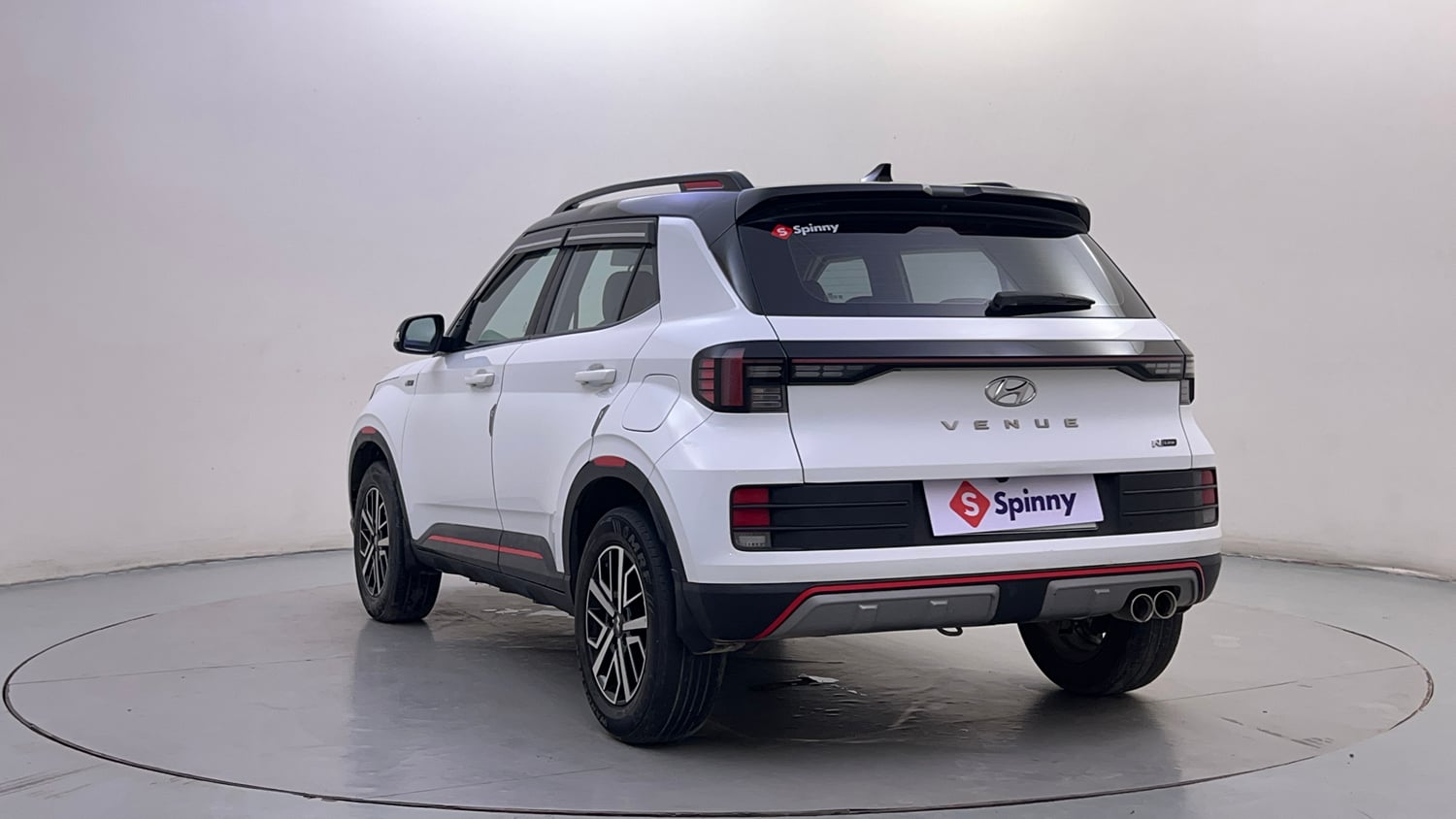 Used 2023 Hyundai Venue N-Line N6 DCT Dual Tone Petrol Automatic exterior LEFT REAR CORNER VIEW