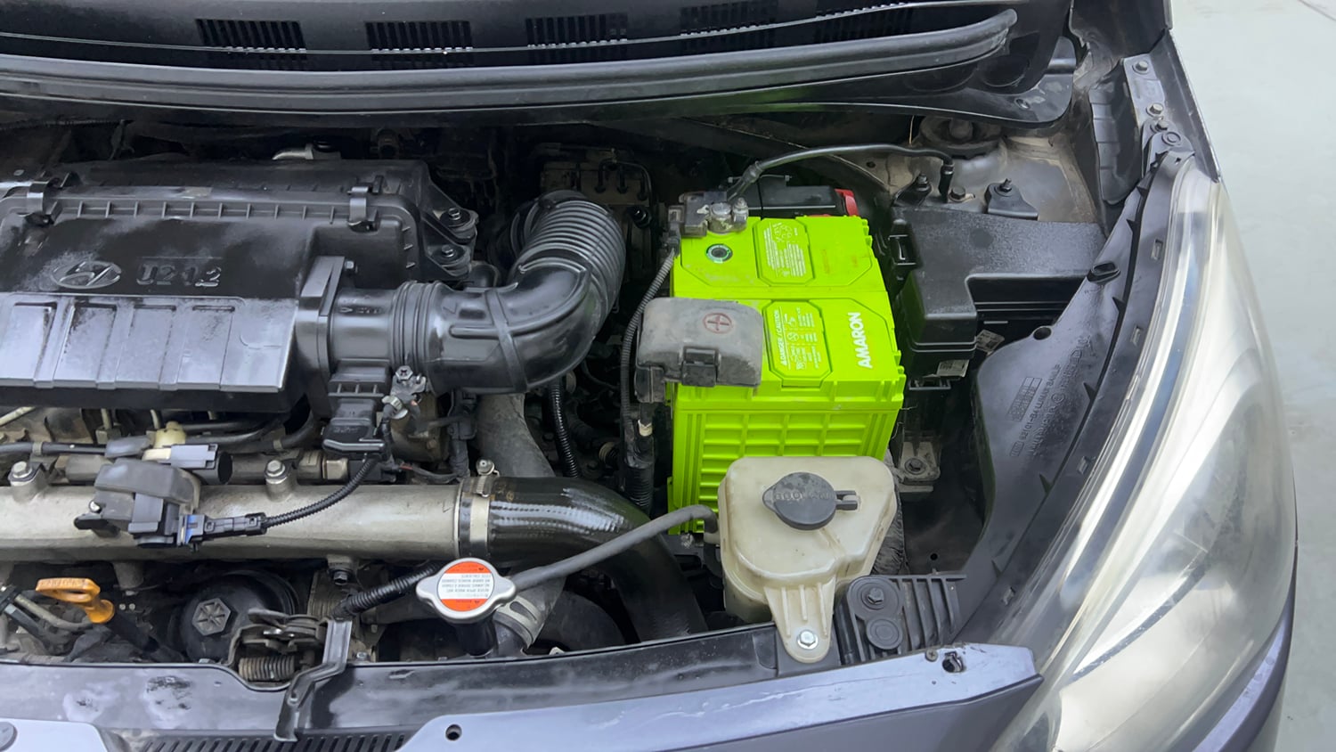 Used 2018 Hyundai Grand i10 Asta U2 1.2 CRDi Diesel Manual engine ENGINE LEFT SIDE VIEW