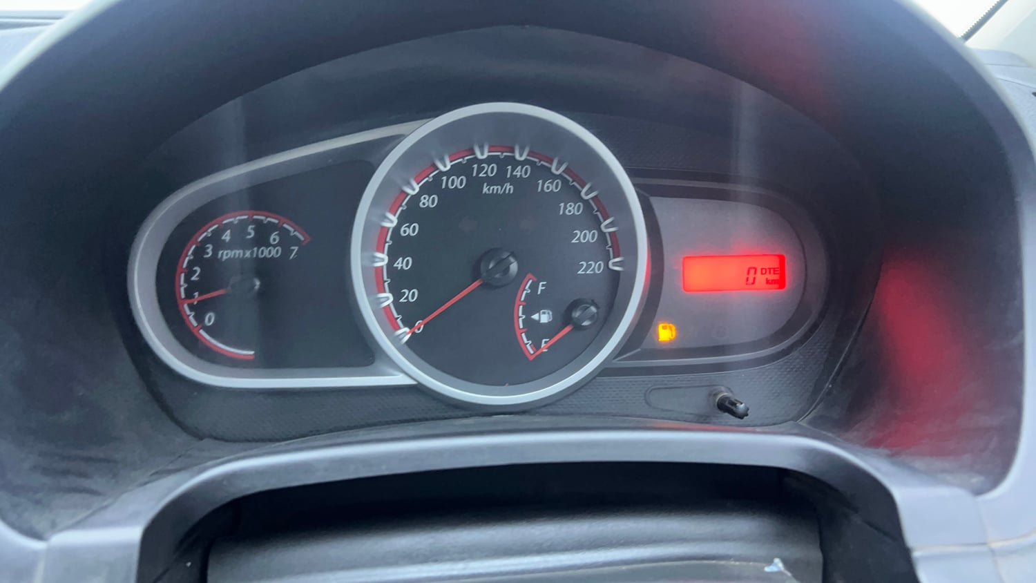 Used 2012 Ford Figo Duratec Petrol ZXI 1.2 Petrol Manual interior CLUSTERMETER VIEW