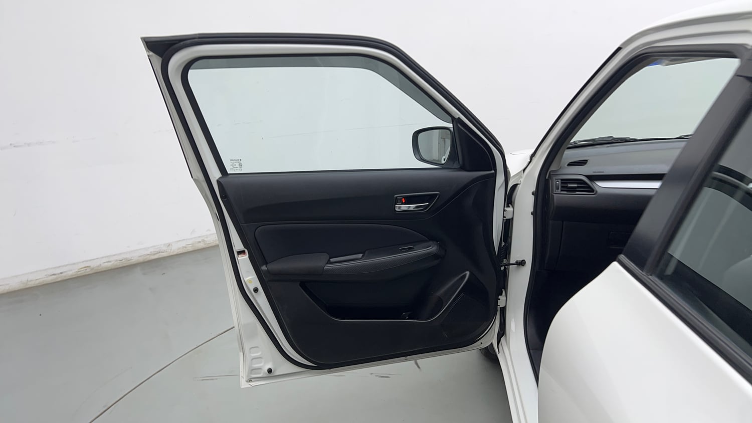 Used 2022 Maruti Suzuki Swift VXi Petrol Manual interior LEFT FRONT DOOR OPEN VIEW