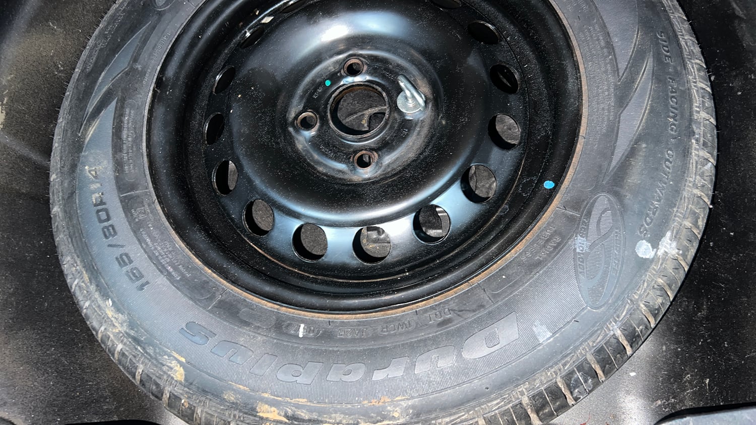 Used 2015 Maruti Suzuki Swift Dzire VXI Petrol Manual tyres SPARE TYRE VIEW