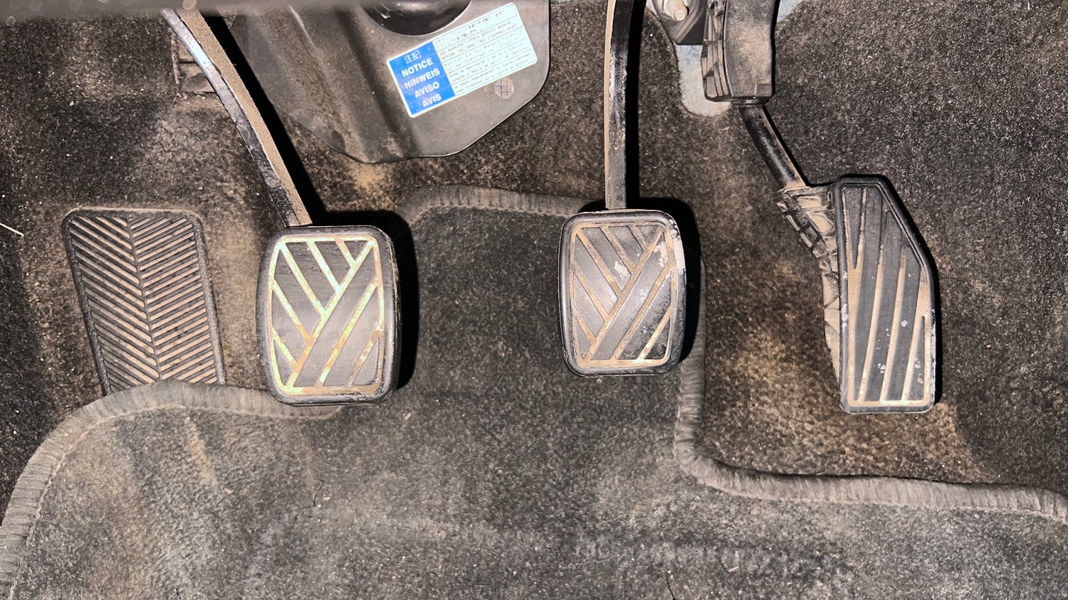 Used 2017 Maruti Suzuki Baleno Delta 1.2 Petrol Manual interior PEDALS VIEW
