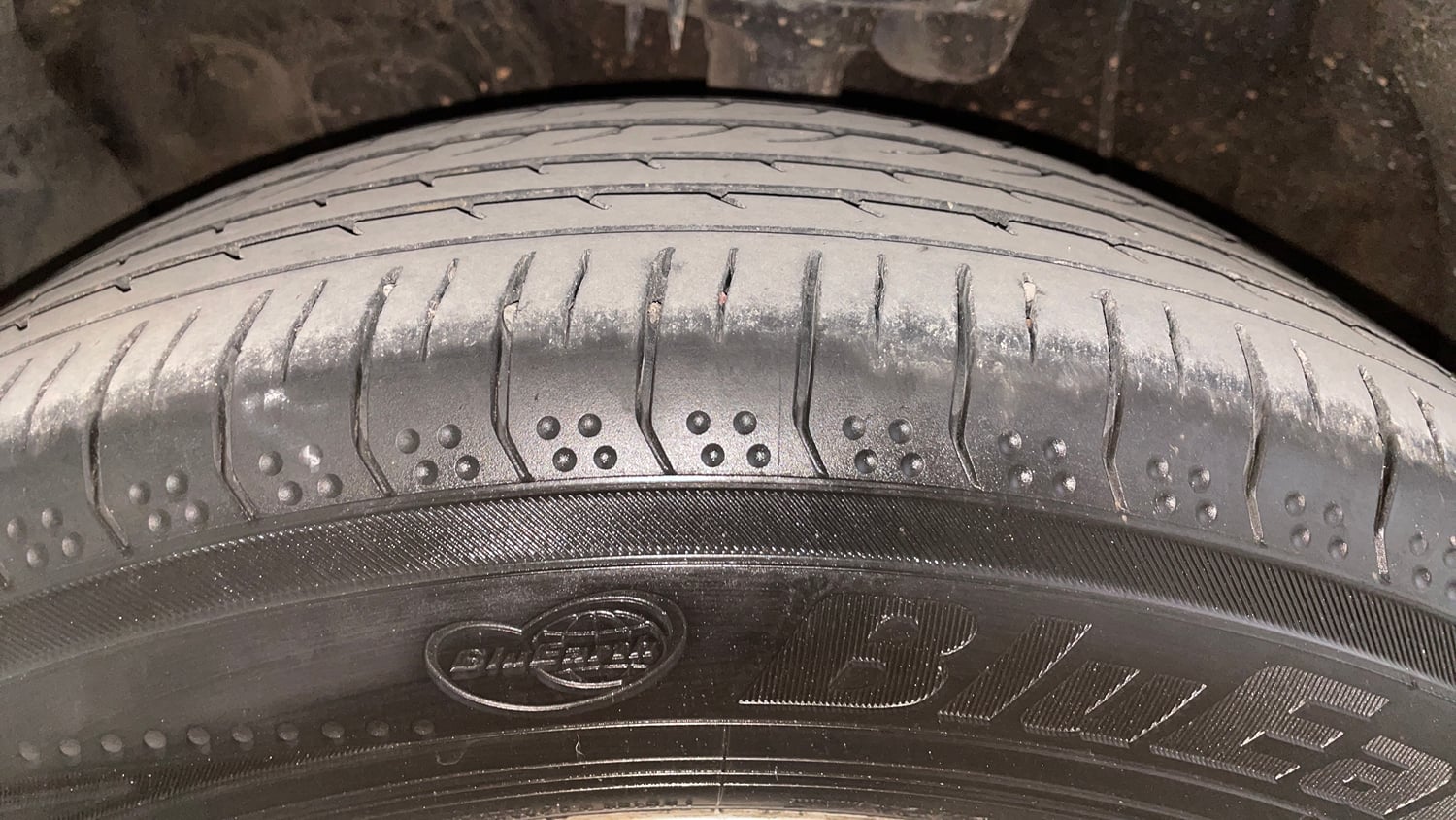 Used 2020 Hyundai Creta SX 1.5 Diesel Diesel Manual tyres LEFT FRONT TYRE TREAD VIEW