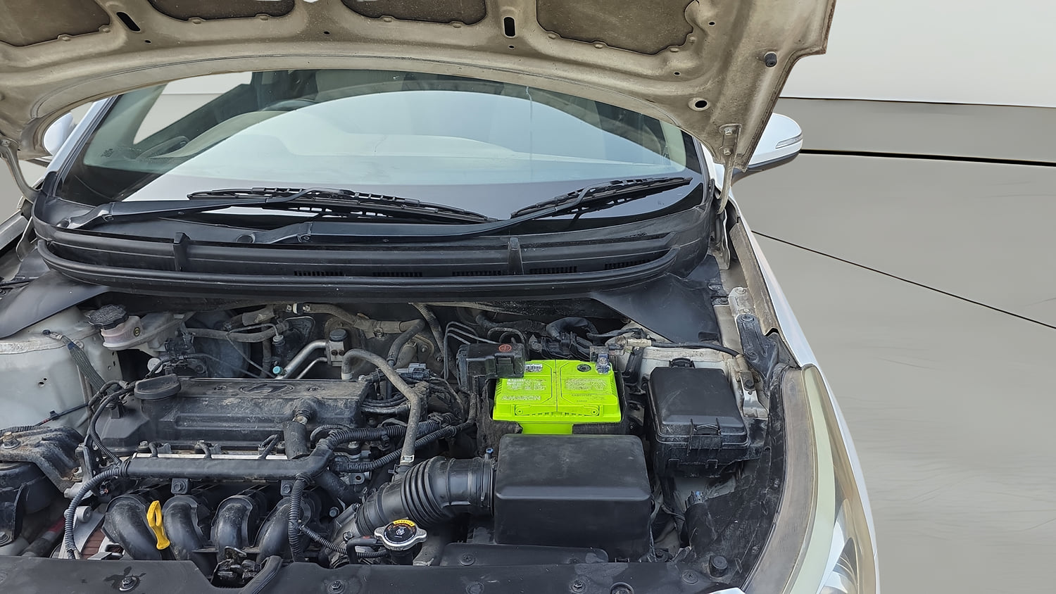Used 2017 Hyundai Elite i20 Asta 1.2 (O) Petrol Manual engine ENGINE LEFT SIDE VIEW