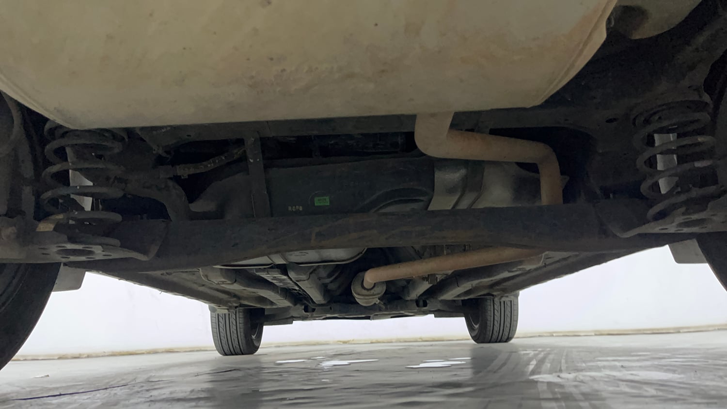 Used 2022 Hyundai Creta SX (O) 1.5 Petrol IVT Knight Petrol Automatic extra REAR UNDERBODY VIEW (TAKEN FROM REAR)