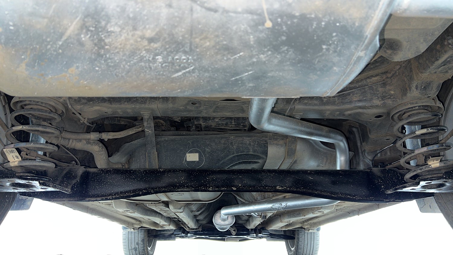 Used 2023 Hyundai Creta SX 1.5 Petrol Petrol Manual extra REAR UNDERBODY VIEW (TAKEN FROM REAR)