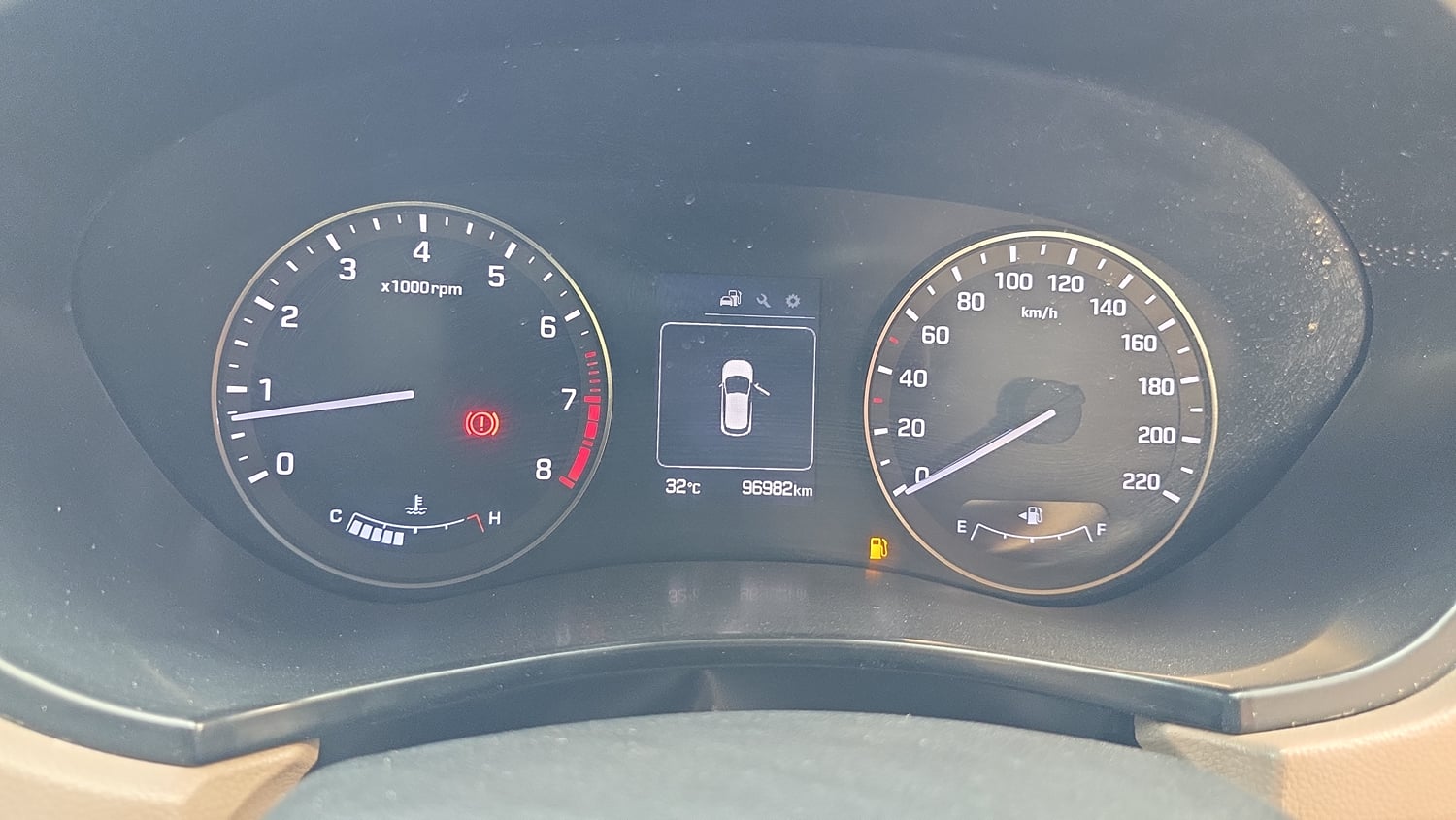 Used 2017 Hyundai Elite i20 Asta 1.2 (O) Petrol Manual interior CLUSTERMETER VIEW
