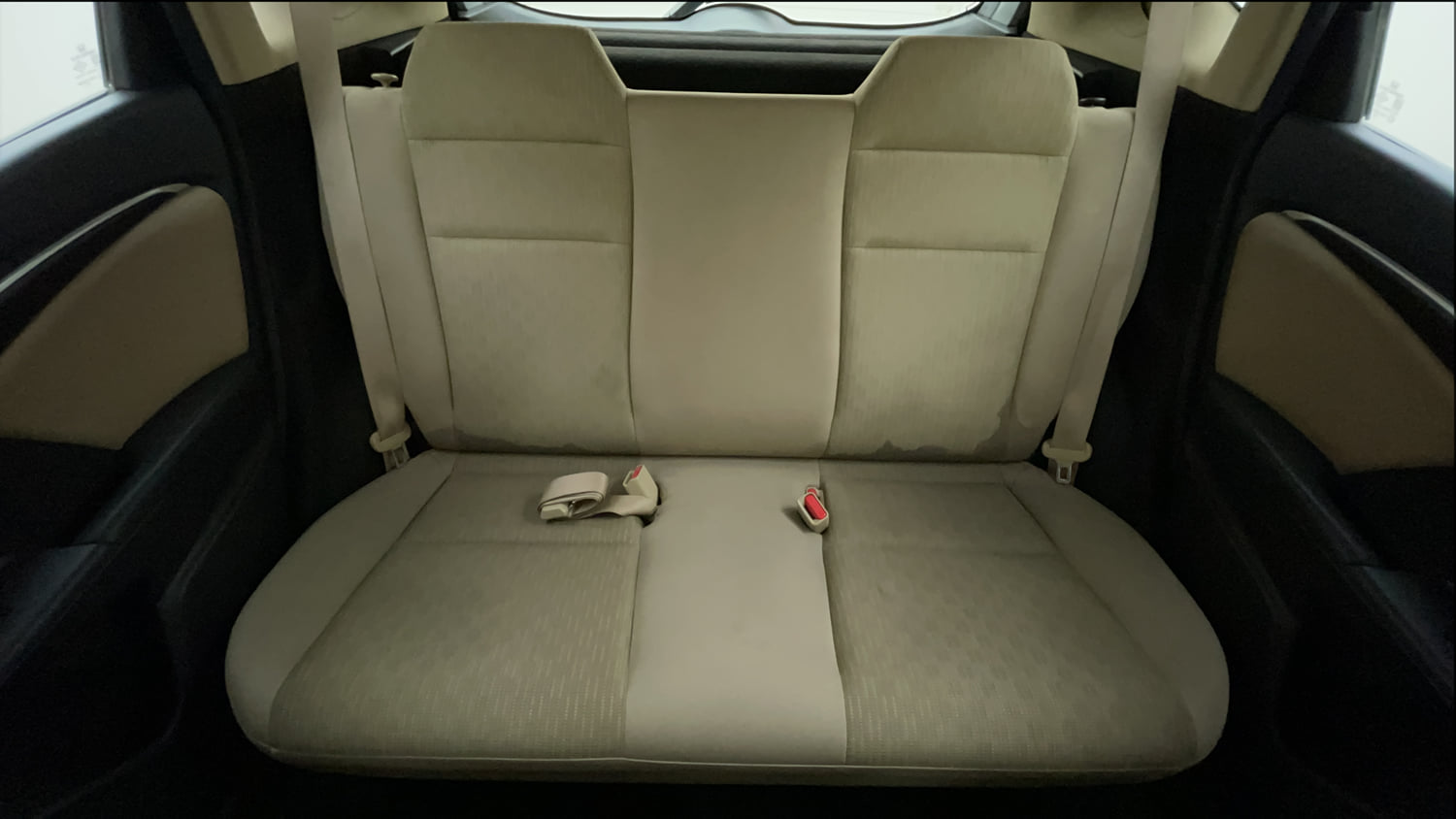 Used 2015 Honda Jazz V AT Petrol Petrol Automatic interior REAR SEAT CONDITION VIEW