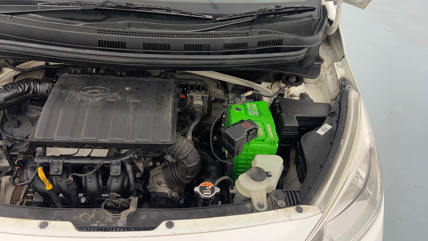 Used 2019 Hyundai Grand i10 Sportz 1.2 Kappa VTVT Petrol Manual engine ENGINE LEFT SIDE VIEW