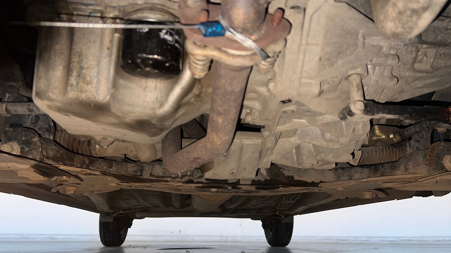 Used 2020 Maruti Suzuki Wagon R 1.0 LXi 1.0 Petrol Manual extra FRONT LEFT UNDERBODY VIEW