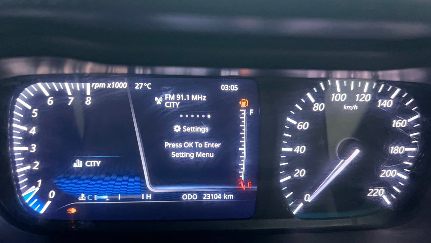 Used 2021 Tata Altroz XZ Petrol Petrol Manual interior CLUSTERMETER VIEW
