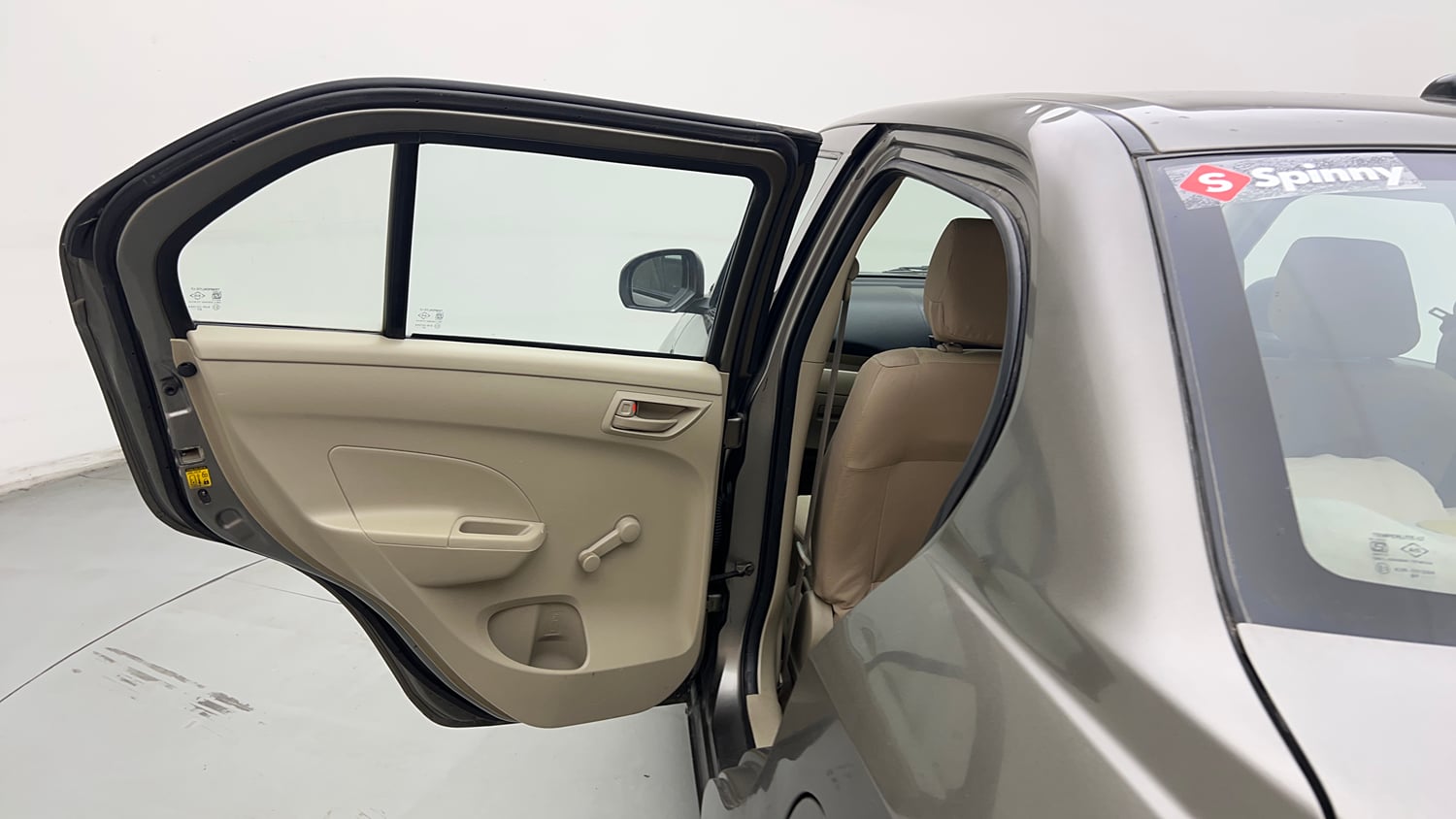 Used 2015 Maruti Suzuki Swift Dzire LXI (O) Petrol Manual interior LEFT REAR DOOR OPEN VIEW