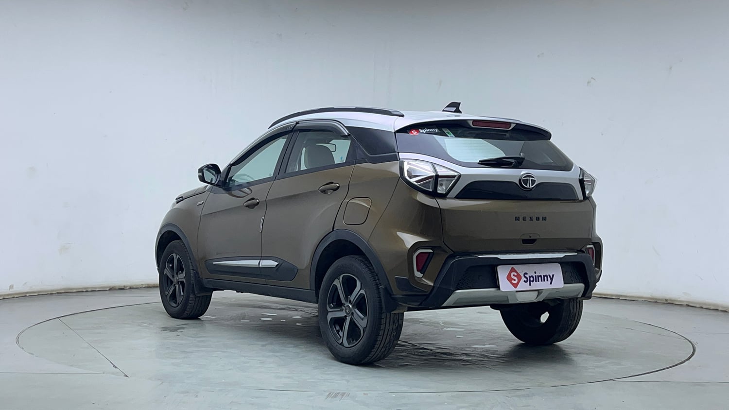 Used 2022 Tata Nexon XZA Plus (Premium) Diesel Jet Diesel Automatic exterior LEFT REAR CORNER VIEW