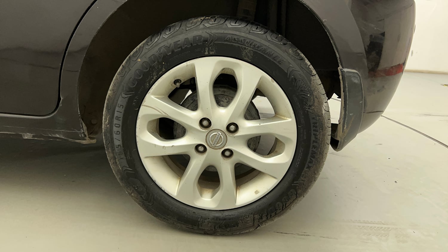 Used 2019 Nissan Micra XV CVT Petrol Automatic tyres LEFT REAR TYRE RIM VIEW