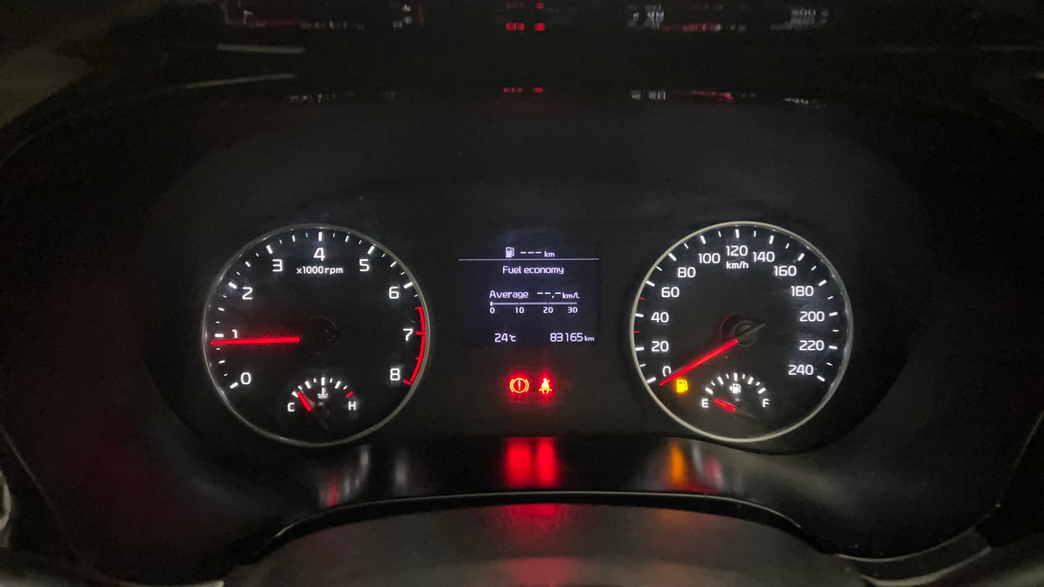 Used 2020 Kia Seltos HTX 1.5 Petrol Manual interior CLUSTERMETER VIEW