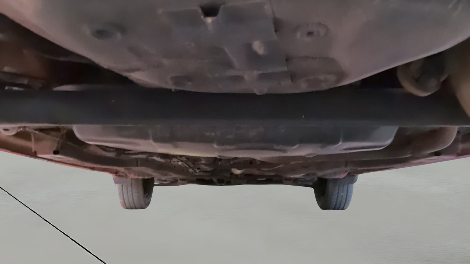 Used 2021 Tata Tiago XT Petrol Manual extra REAR UNDERBODY VIEW (TAKEN FROM REAR)