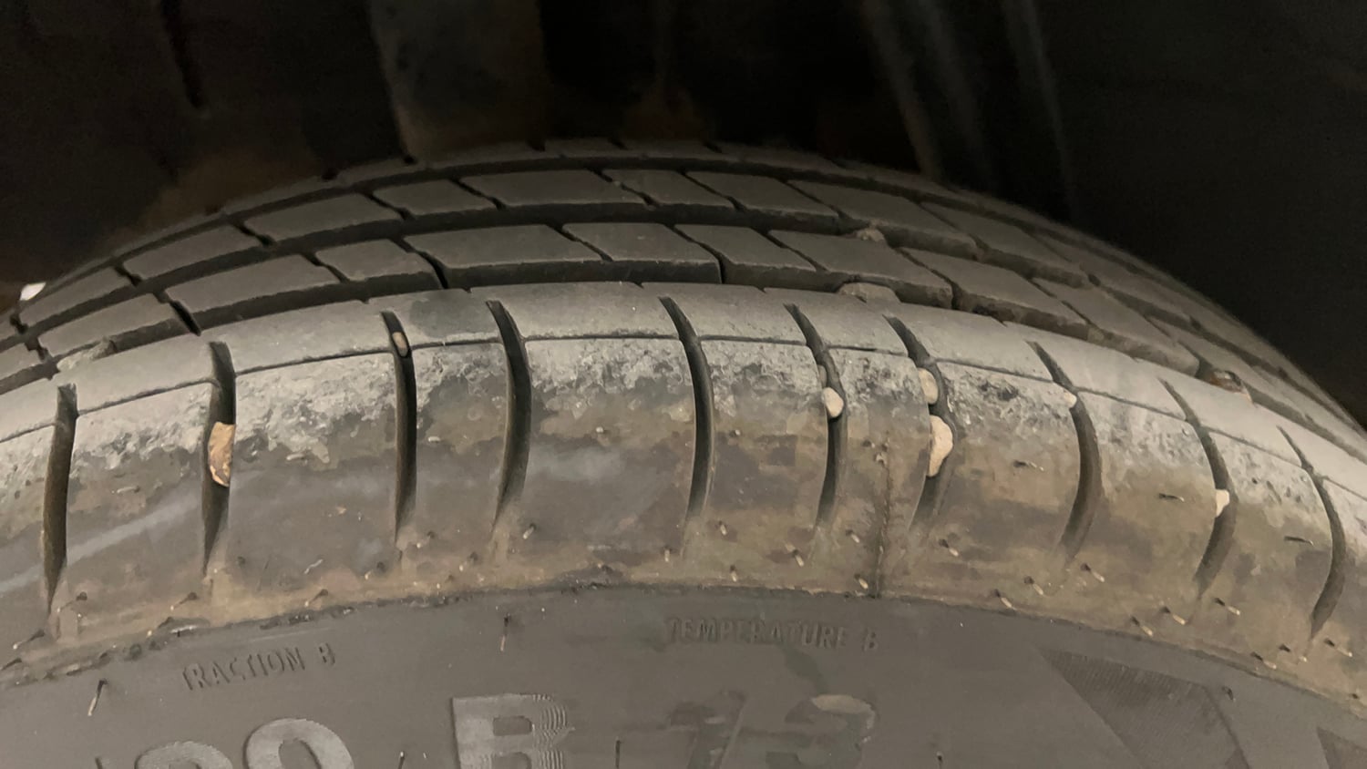 Used 2017 Renault Kwid RXT Petrol Manual tyres RIGHT REAR TYRE TREAD VIEW