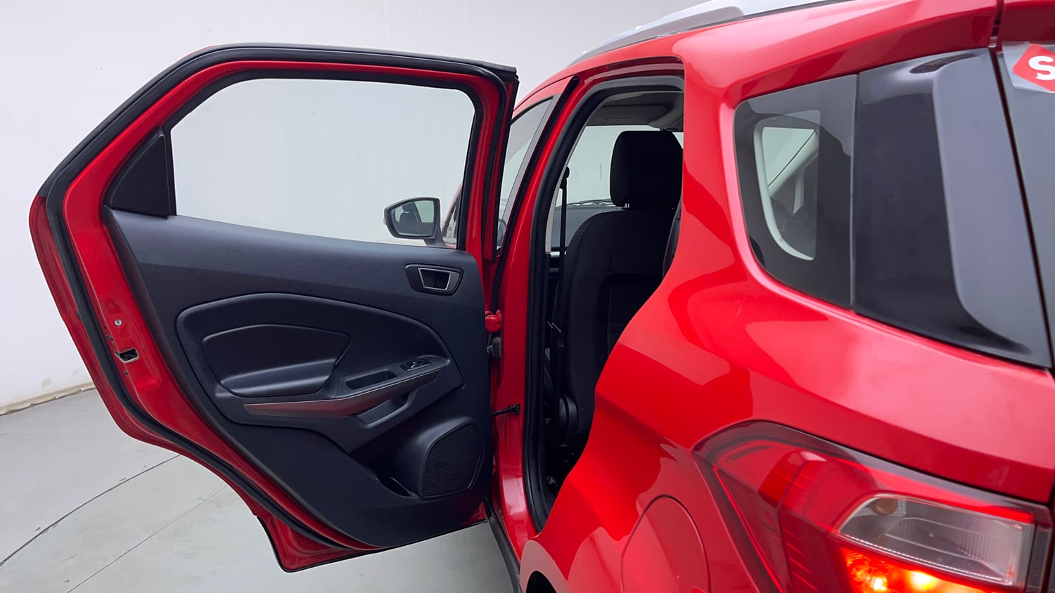 Used 2019 Ford EcoSport Titanium 1.5L Ti-VCT Petrol Manual interior LEFT REAR DOOR OPEN VIEW