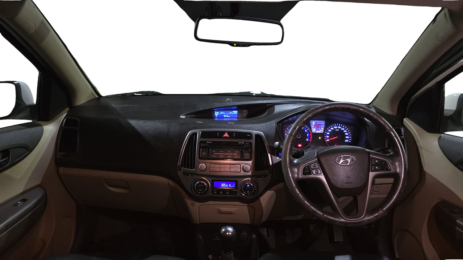 Used 2013 Hyundai i20 Asta 1.2 Petrol Manual interior DASHBOARD VIEW