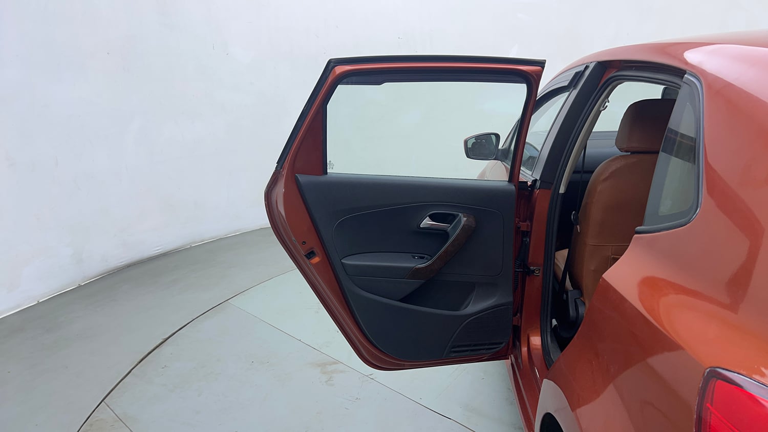 Used 2014 Volkswagen Polo Comfortline 1.2L (P) Petrol Manual interior LEFT REAR DOOR OPEN VIEW