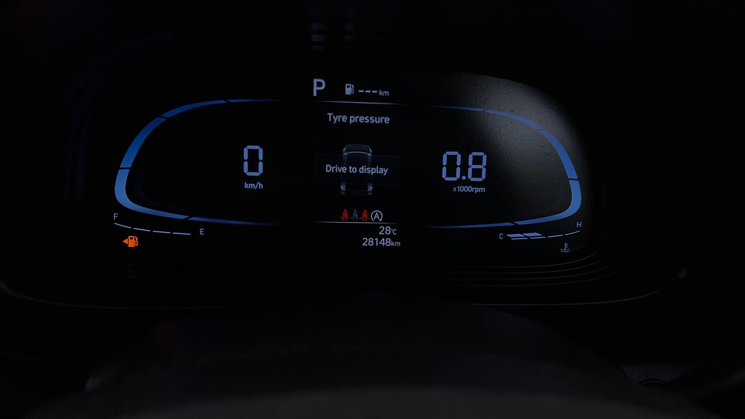Used 2023 Hyundai Venue N-Line N6 DCT Dual Tone Petrol Automatic interior CLUSTERMETER VIEW