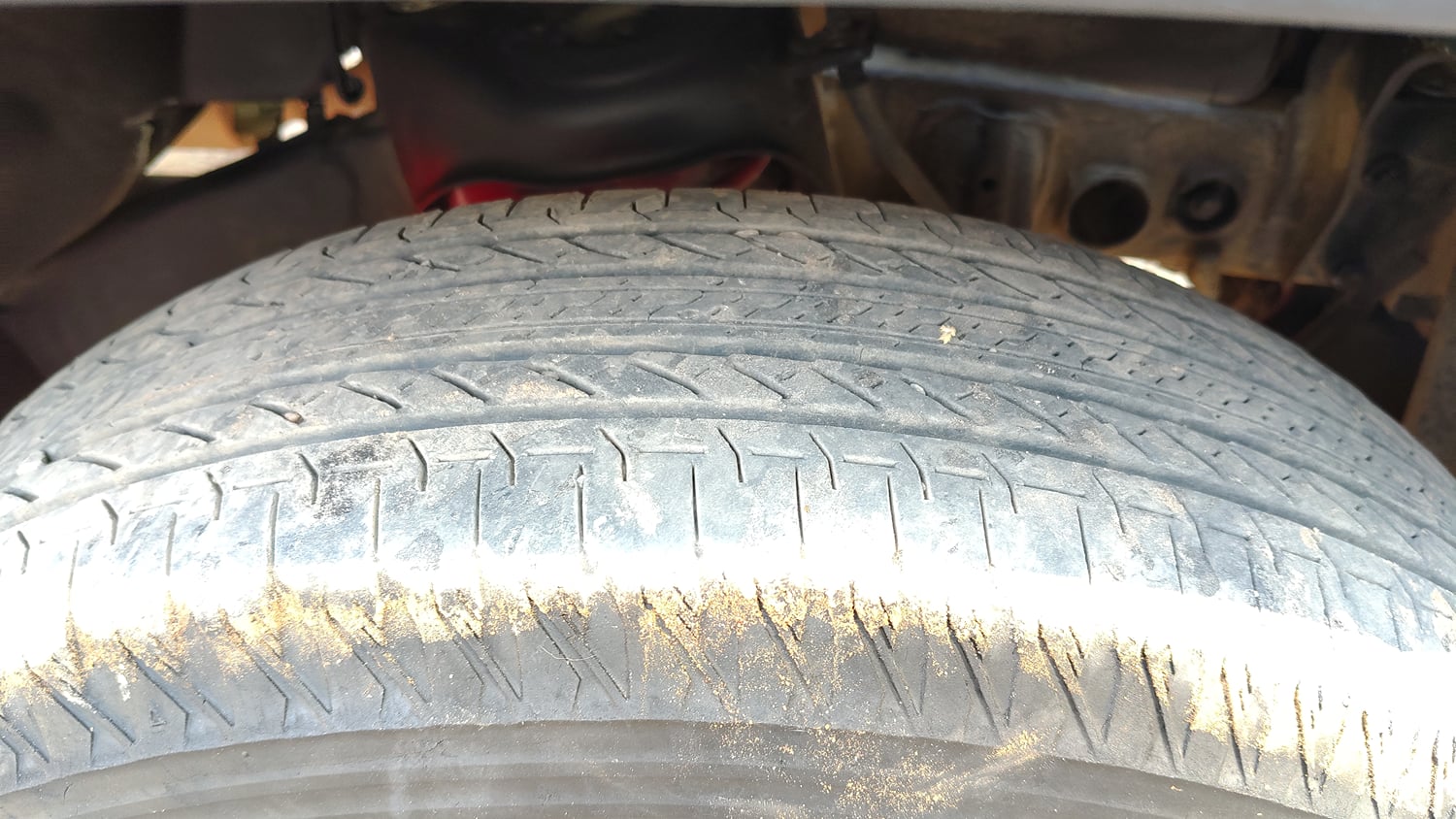 Used 2024 Maruti Suzuki Jimny Zeta MT Petrol Manual tyres RIGHT FRONT TYRE TREAD VIEW