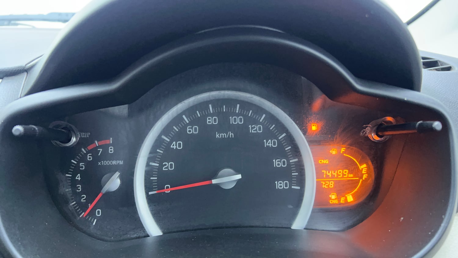 Used 2020 Maruti Suzuki Celerio VXi CNG Cng Manual interior CLUSTERMETER VIEW