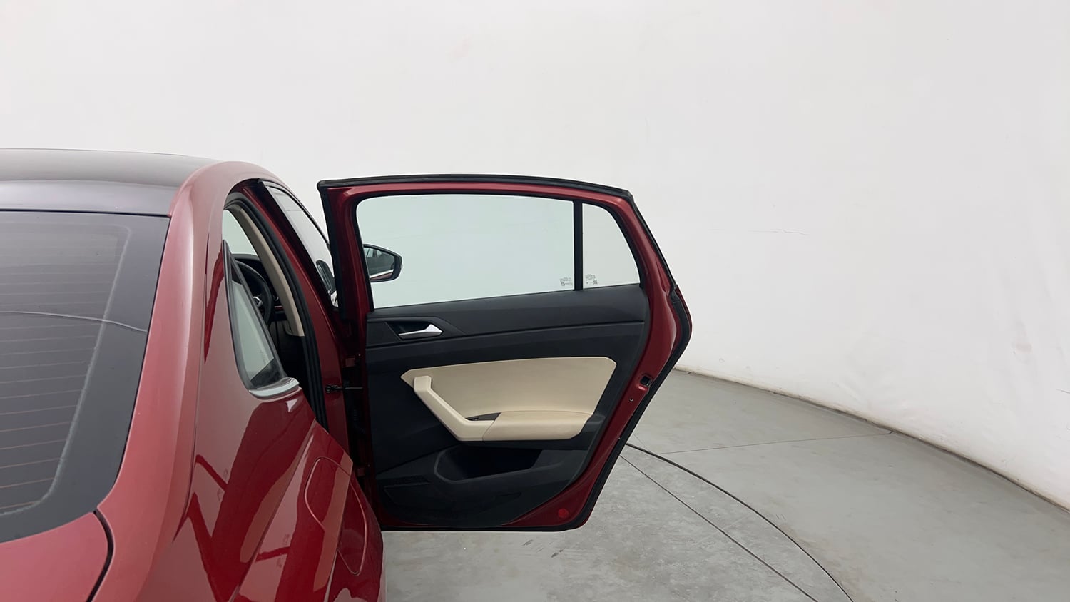 Used 2022 Volkswagen Virtus GT Plus 1.5 TSI EVO DSG Petrol Automatic interior RIGHT REAR DOOR OPEN VIEW