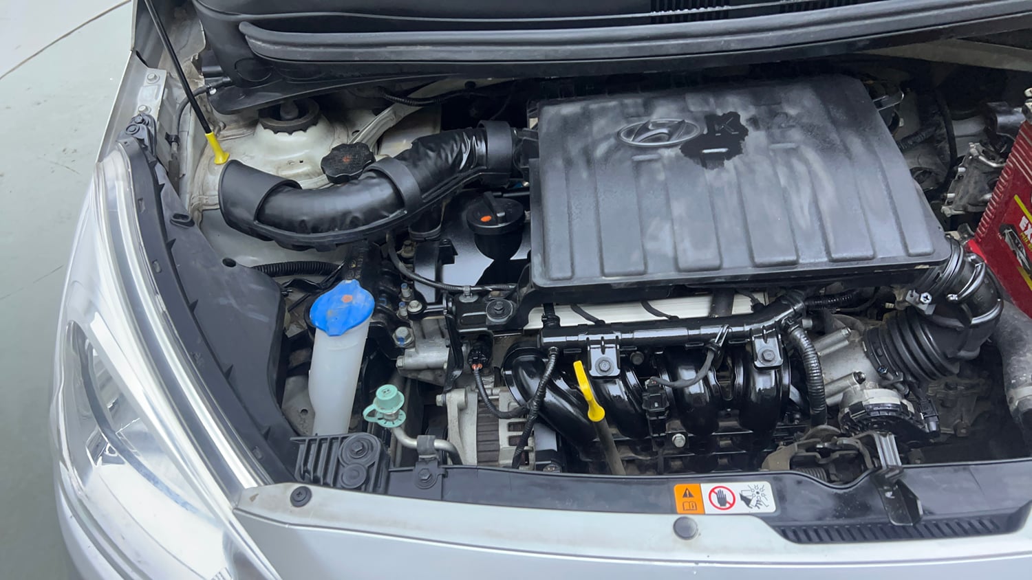 Used 2018 Hyundai Grand i10 Asta 1.2 Kappa VTVT Petrol Manual engine ENGINE RIGHT SIDE VIEW