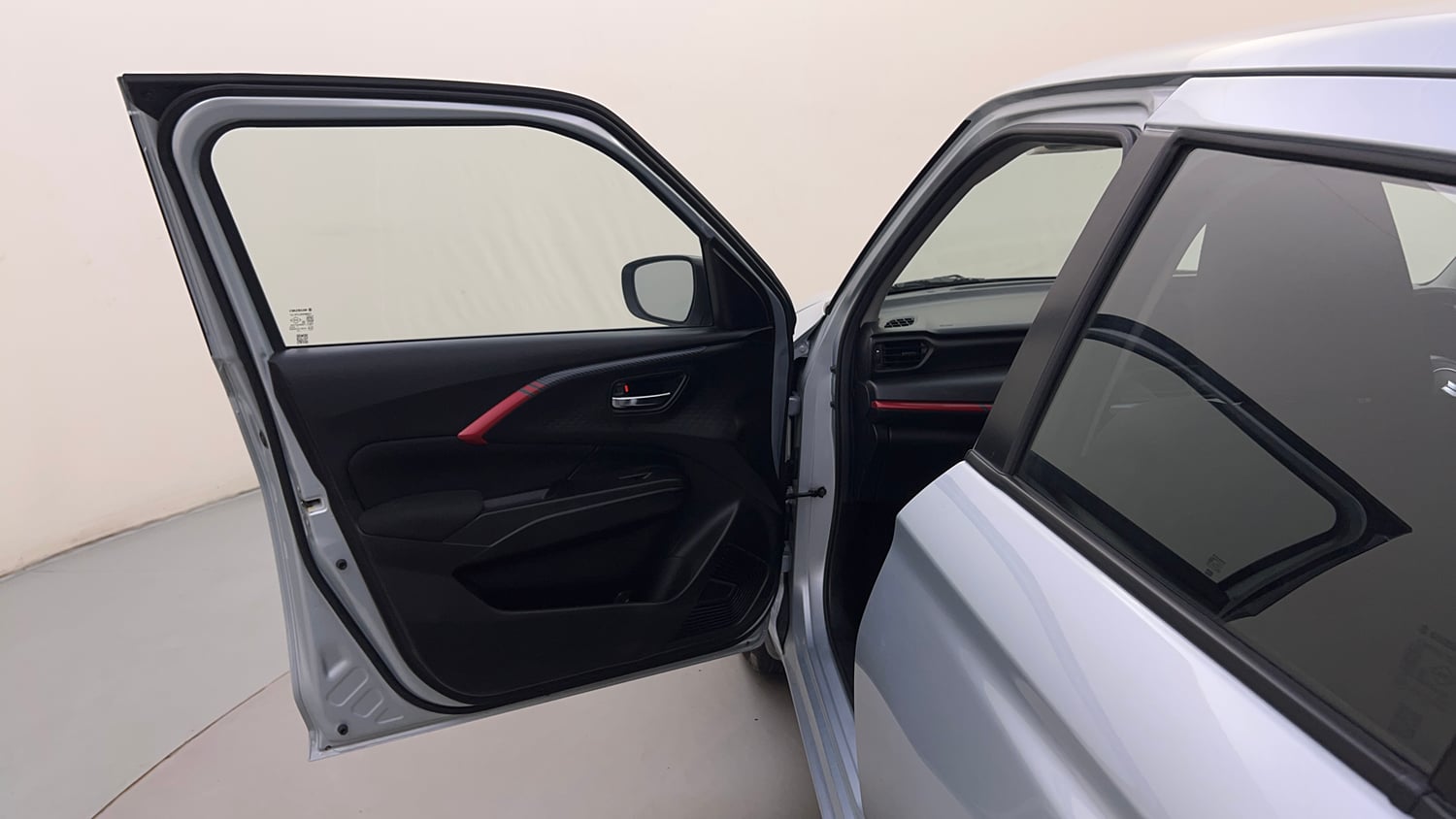 Used 2026 Maruti Suzuki Swift VXi (O) Petrol Manual interior LEFT FRONT DOOR OPEN VIEW