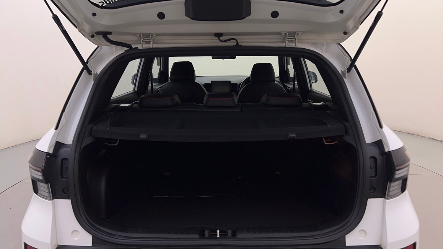 Used 2023 Hyundai Venue N-Line N6 DCT Dual Tone Petrol Automatic interior DICKY INSIDE VIEW