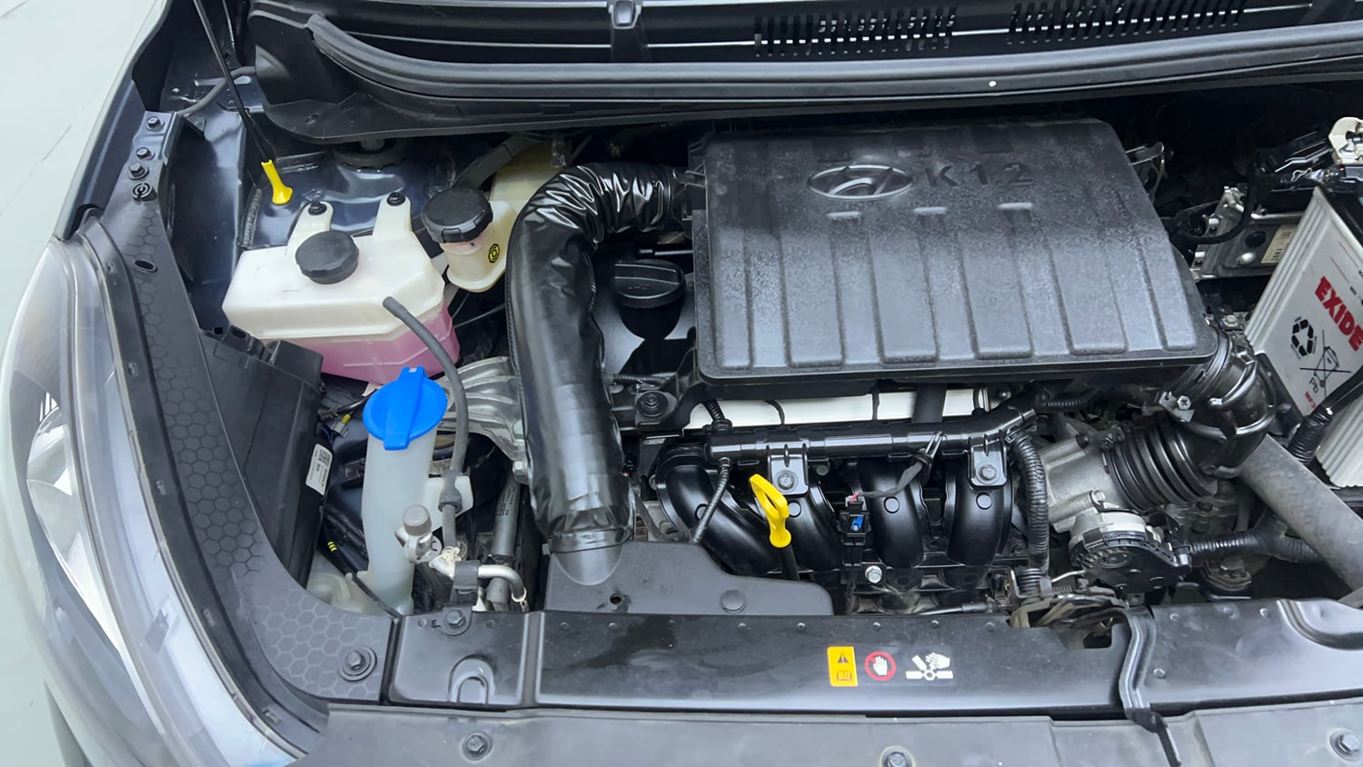 Used 2022 Hyundai Grand i10 Nios Sportz 1.2 Kappa VTVT Petrol Manual engine ENGINE RIGHT SIDE VIEW
