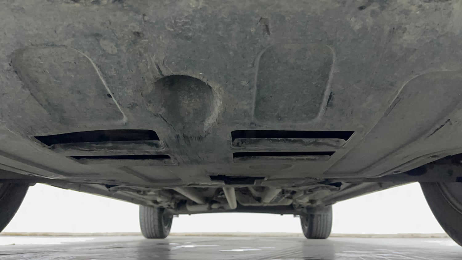 Used 2018 Hyundai Creta SX 1.6 CRDI (O) Diesel Manual extra FRONT LEFT UNDERBODY VIEW