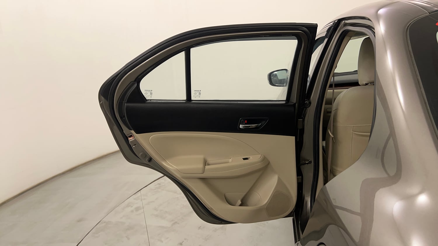 Used 2017 Maruti Suzuki Dzire ZXi AMT Petrol Automatic interior LEFT REAR DOOR OPEN VIEW