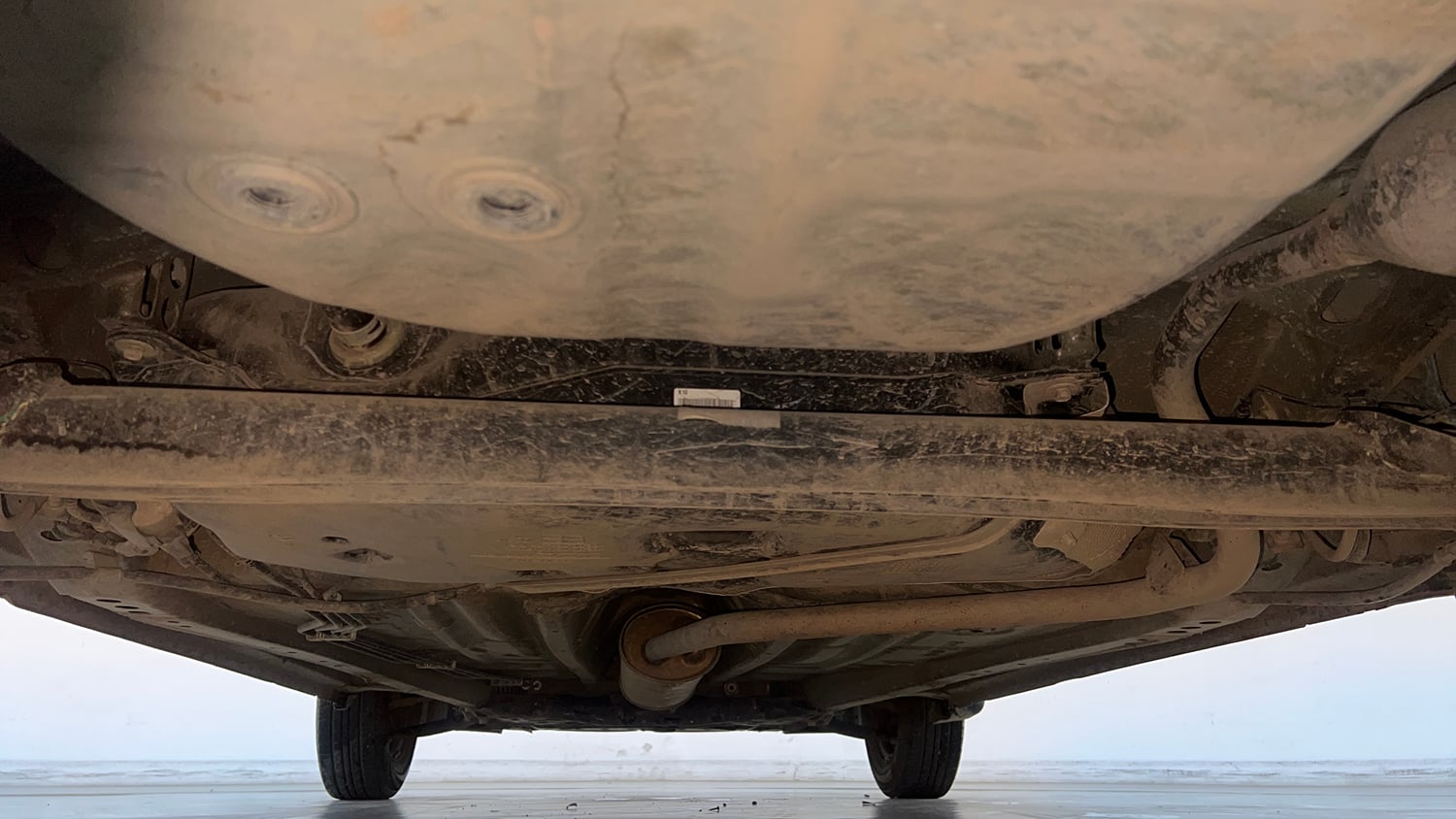 Used 2020 Maruti Suzuki Wagon R 1.0 LXi 1.0 Petrol Manual extra REAR UNDERBODY VIEW (TAKEN FROM REAR)