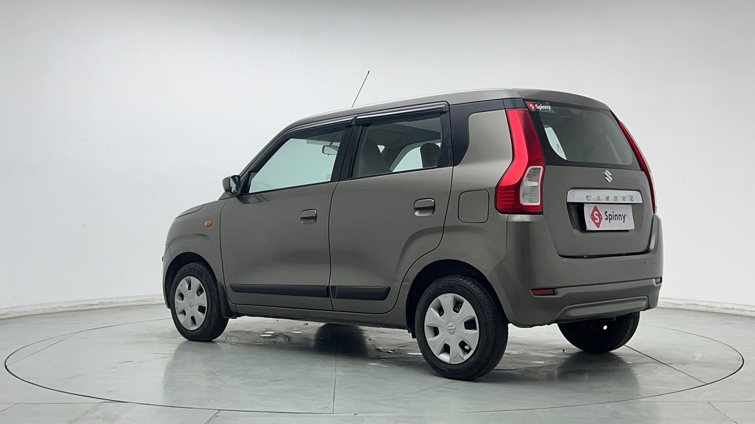 Used 2019 Maruti Suzuki Wagon R VXi (O) 1.2 AMT Petrol Automatic exterior LEFT REAR CORNER VIEW