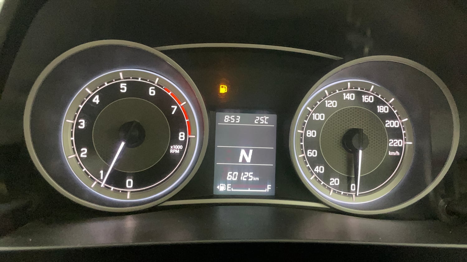Used 2019 Maruti Suzuki Dzire VXi AMT Petrol Automatic interior CLUSTERMETER VIEW