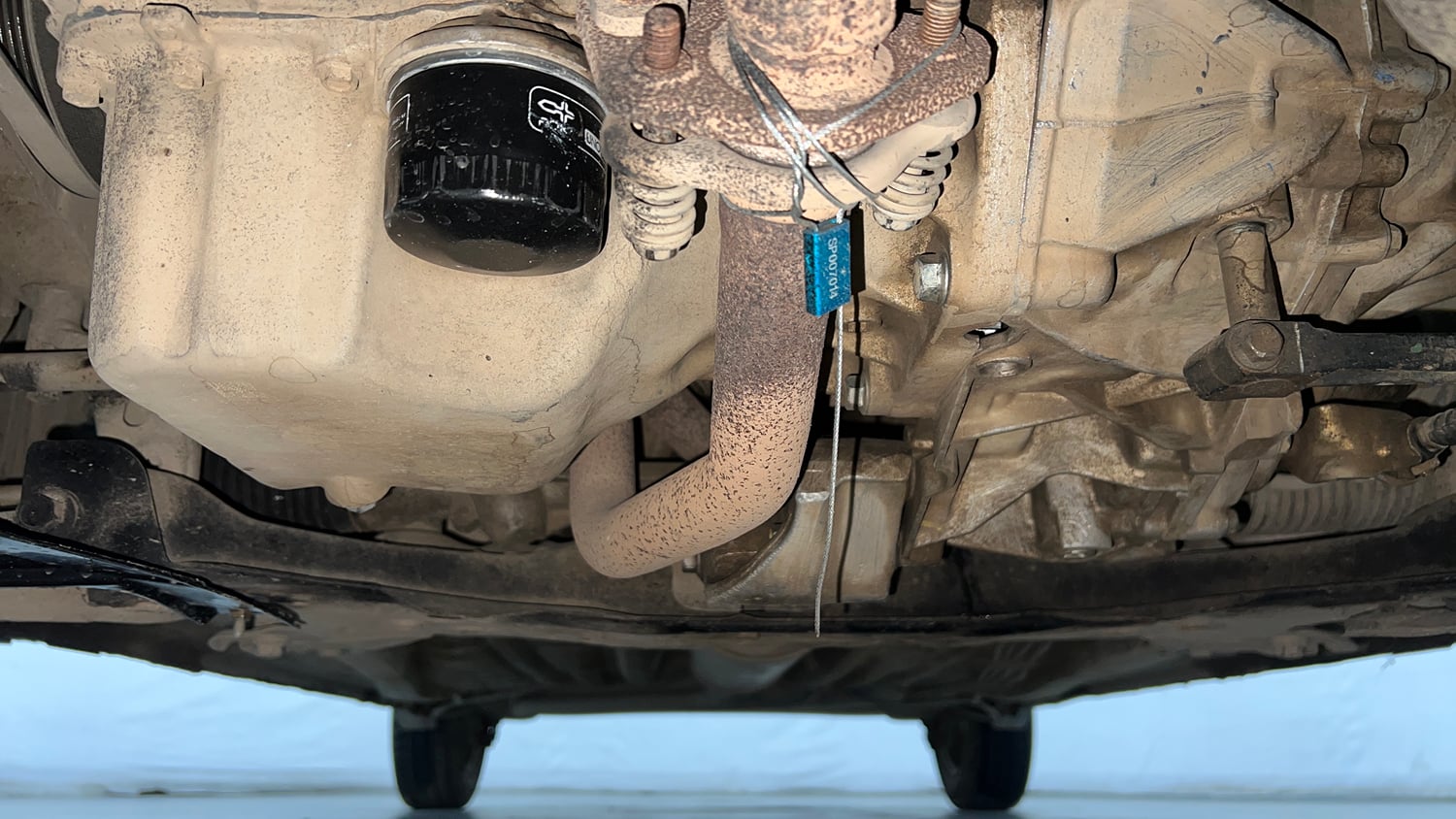 Used 2022 Maruti Suzuki Wagon R VXI 1.0 Petrol Manual extra FRONT LEFT UNDERBODY VIEW