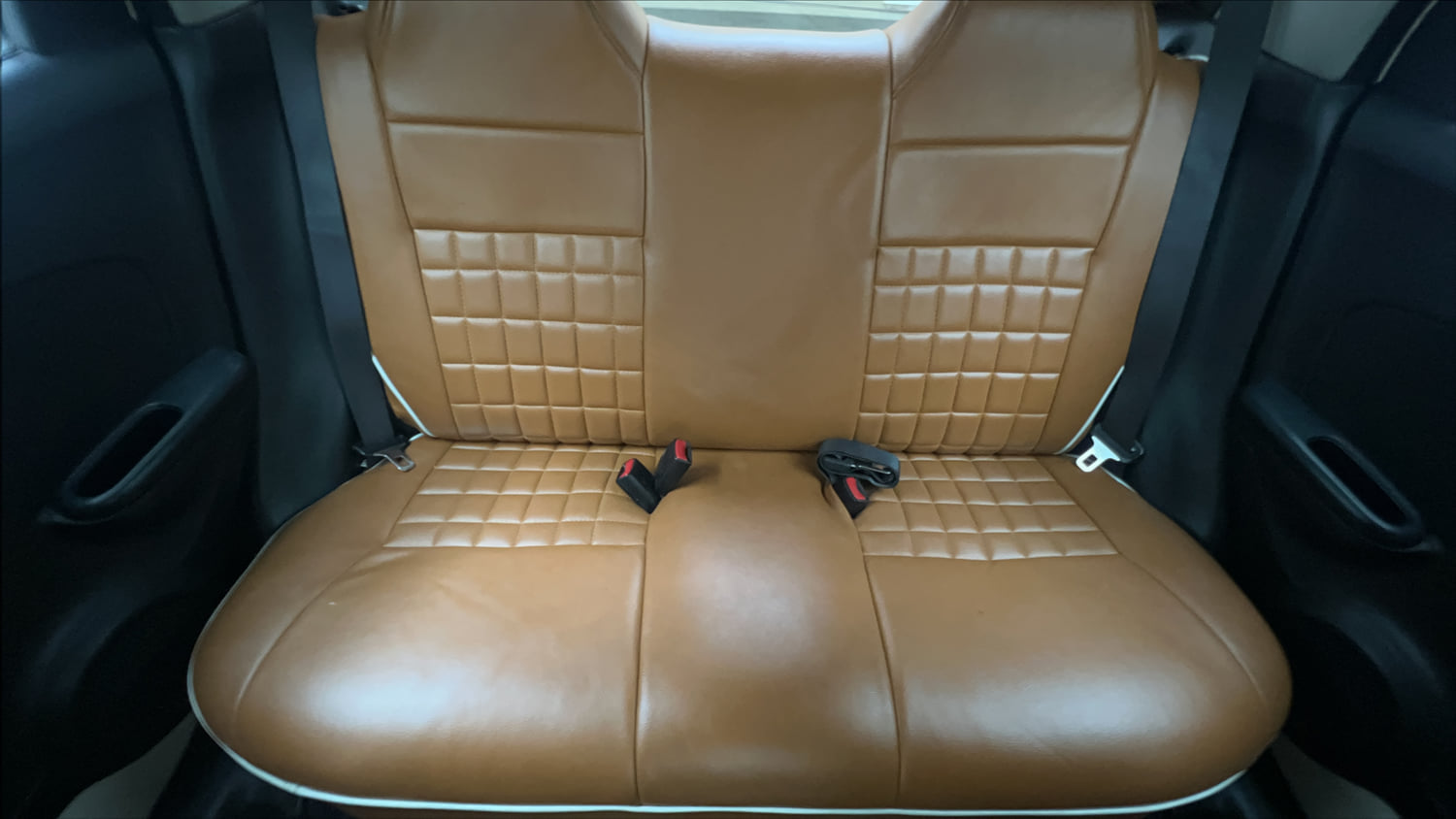 Used 2014 Honda Brio S MT Petrol Manual interior REAR SEAT CONDITION VIEW