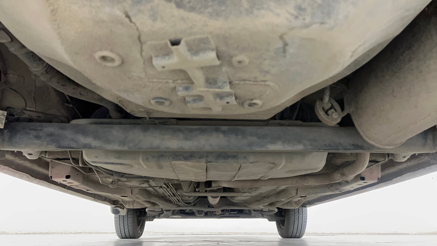 Used 2023 Tata Tiago XT CNG Cng Manual extra REAR UNDERBODY VIEW (TAKEN FROM REAR)