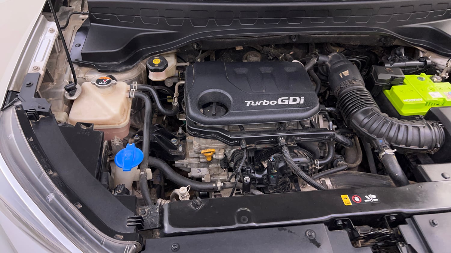 Used 2022 Kia Sonet GTX Plus 1.0 DCT Petrol Automatic engine ENGINE RIGHT SIDE VIEW