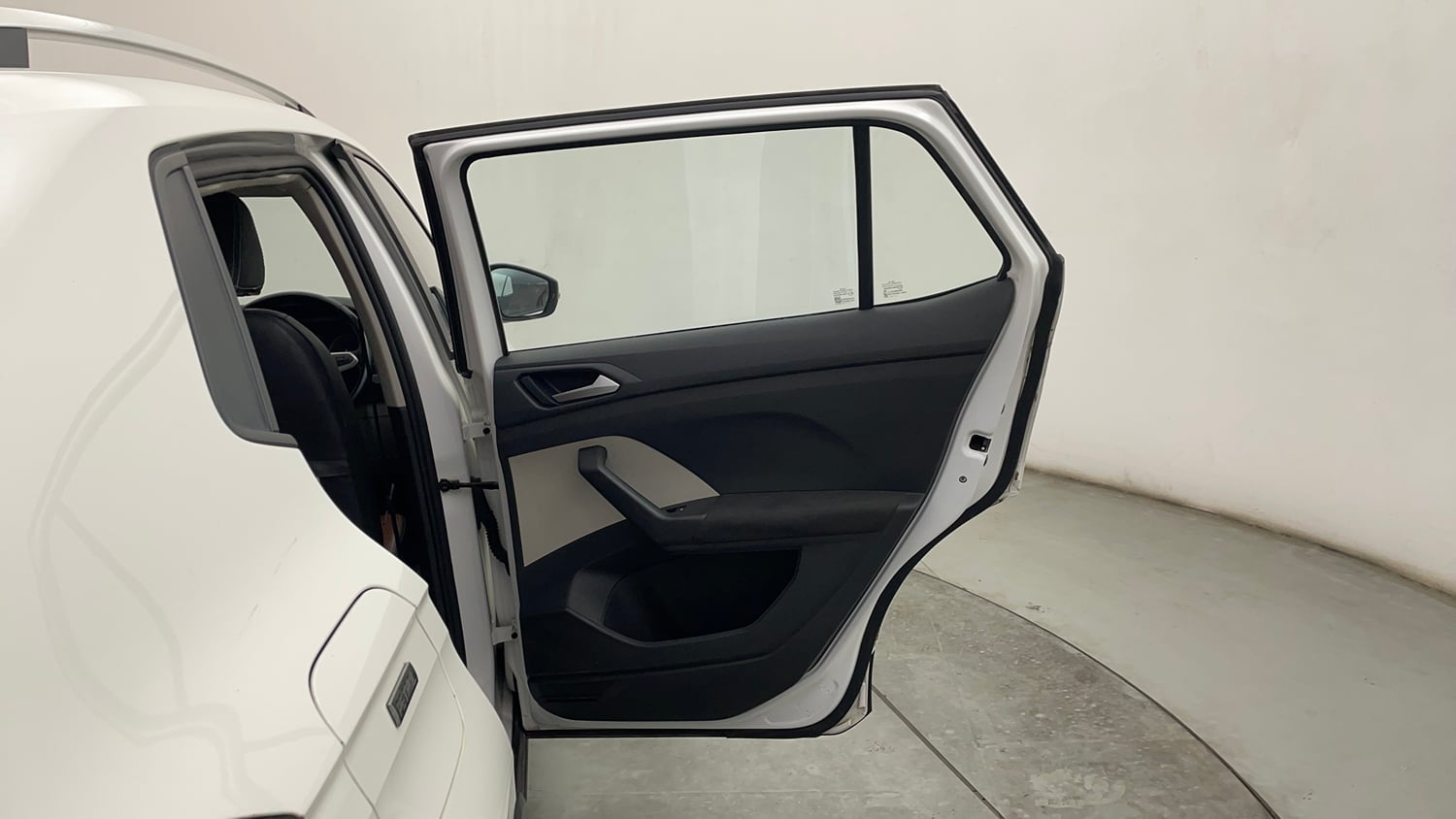 Used 2022 Volkswagen Taigun Highline 1.0 TSI MT Petrol Manual interior RIGHT REAR DOOR OPEN VIEW