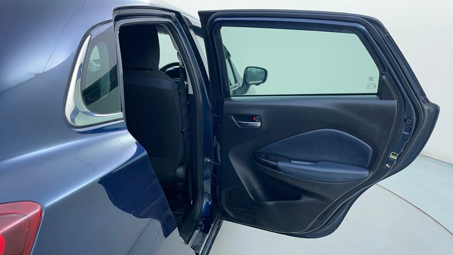 Used 2022 Maruti Suzuki Baleno Alpha AGS Petrol Automatic interior RIGHT REAR DOOR OPEN VIEW