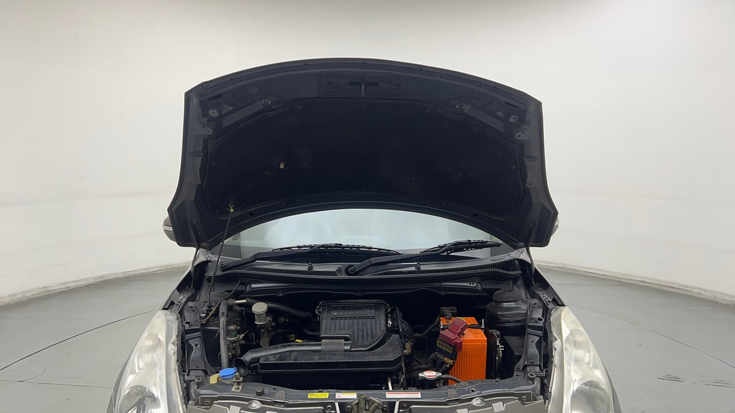 Used 2015 Maruti Suzuki Swift Dzire VXI Petrol Manual engine ENGINE & BONNET OPEN FRONT VIEW
